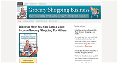 Desktop Screenshot of groceryshoppingbusiness.com