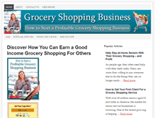 Tablet Screenshot of groceryshoppingbusiness.com